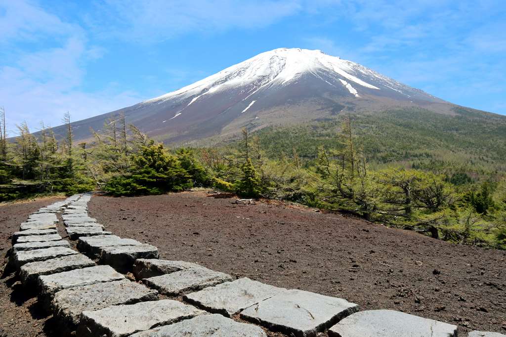 Near the 5th station of Mount Fuji, Japan